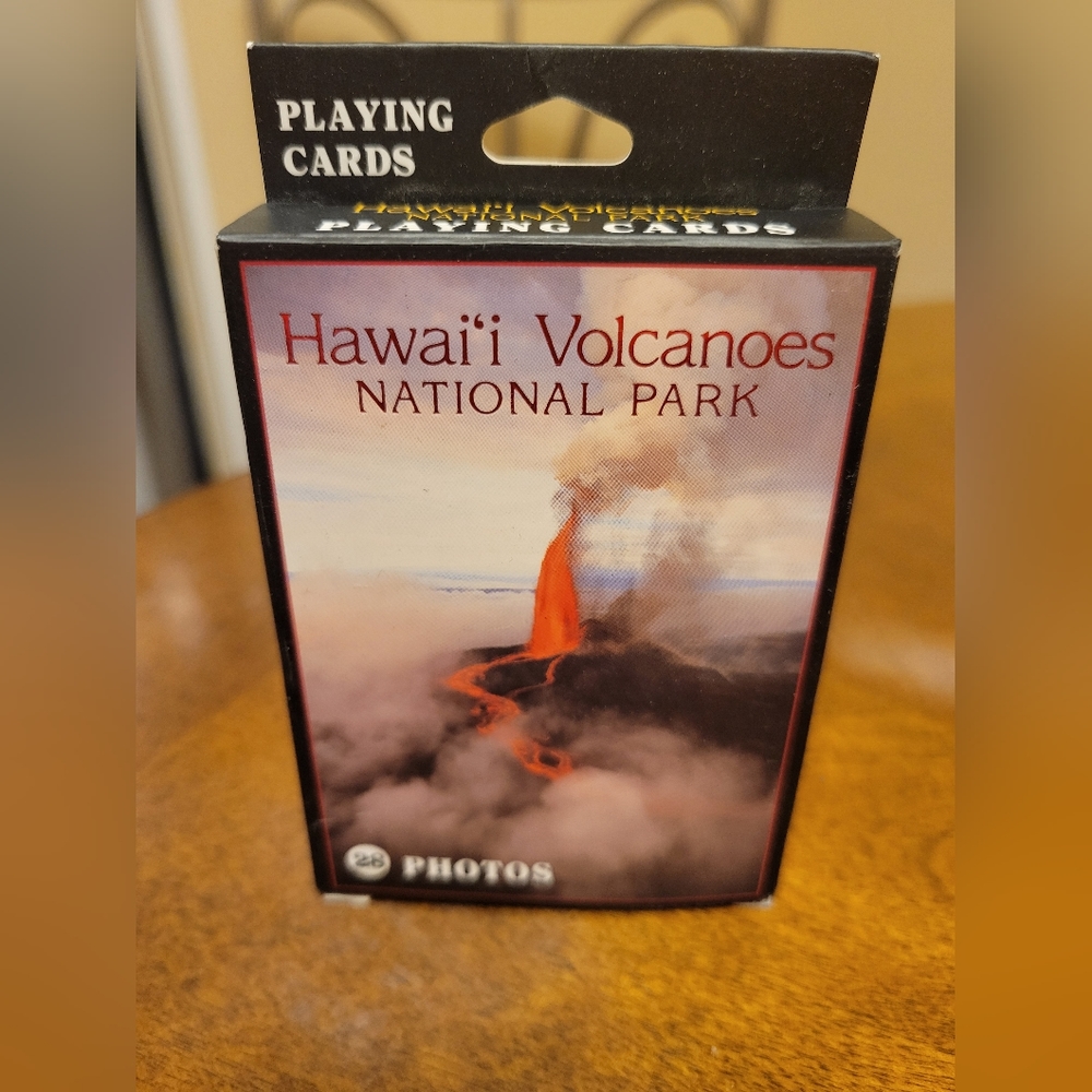 Hawaiian Souvenir playing cards from Volcano National Park